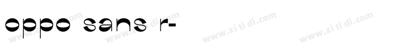 oppo sans r字体转换